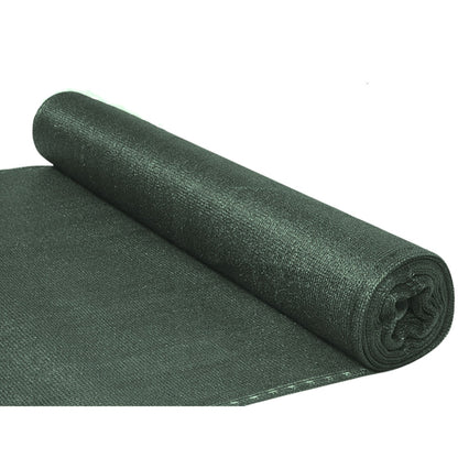 Stínící síť na plot 1,5x25m – s opasky zelená