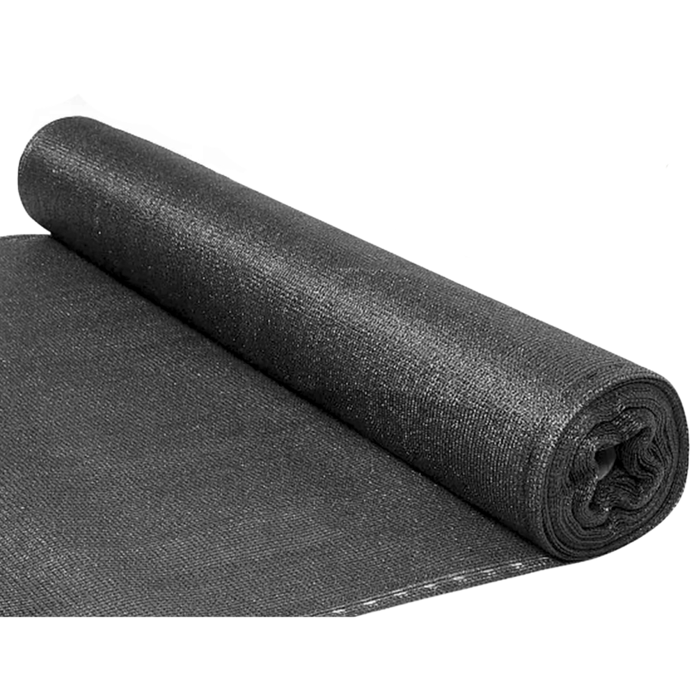 Stínící síť na plot a balkon 1,5x10m – s opasky šedá