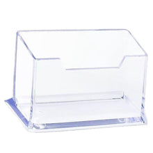 Stojánek na vizitky průhledný – akrylový 11cm | plastový