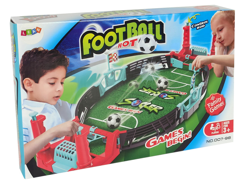 Stolní fotbal mini piłkarzyki s brankami a míčky pro 2 hráče