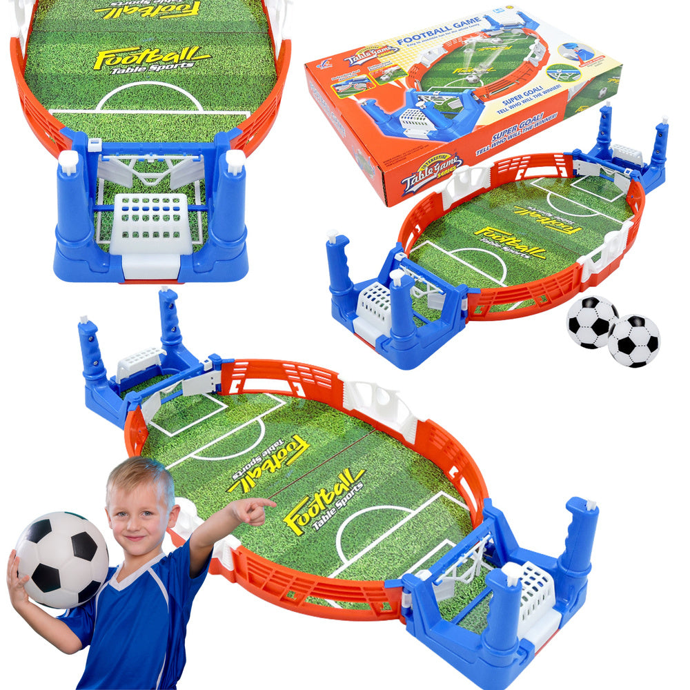 Stolní fotbal mini piłkarzyki s brankami a míčky pro 2 hráče