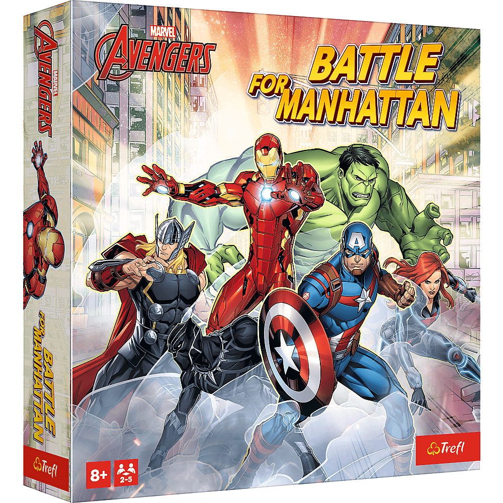 Strategická hra o Manhattan s Avengers hrdiny – Battle for Manhattan Trefl