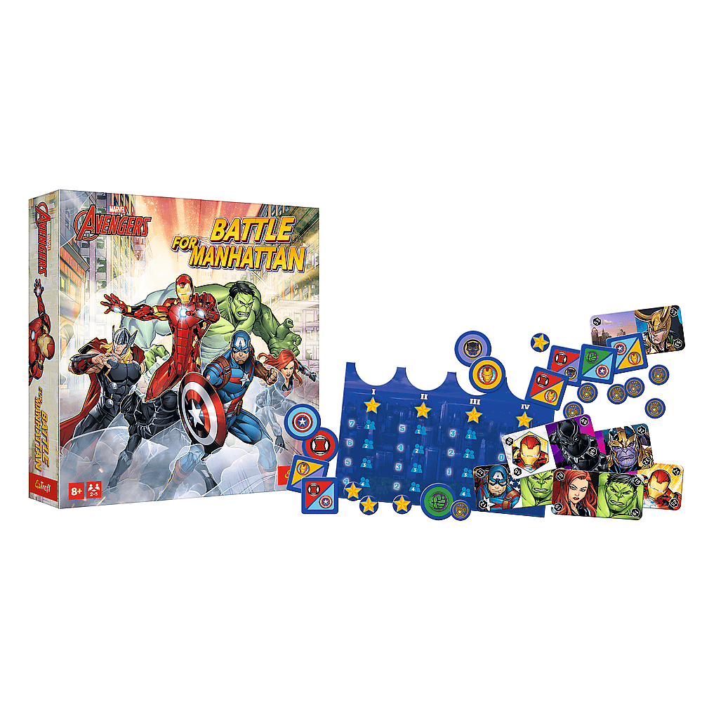 Strategická hra o Manhattan s Avengers hrdiny – Battle for Manhattan Trefl