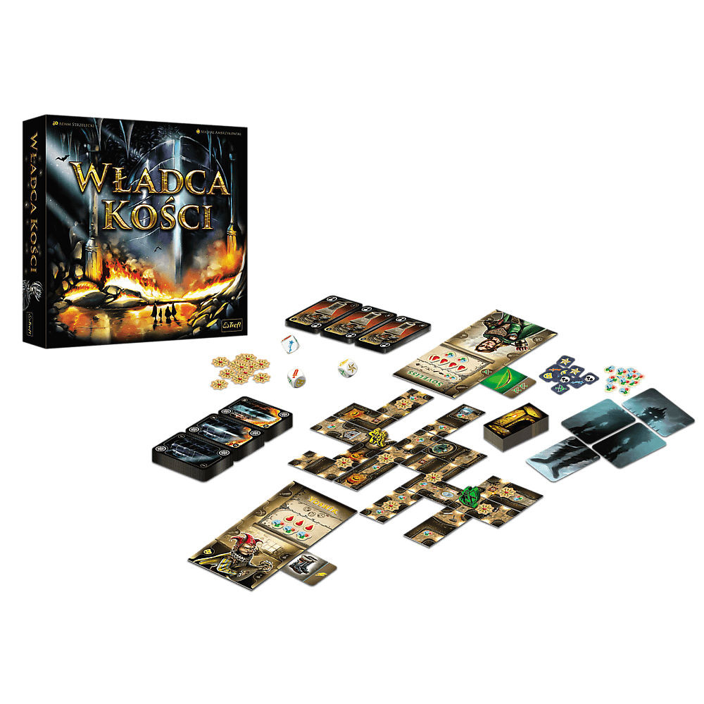 Strategická hra Vládce kostí s kostkami a pokladem – Trefl
