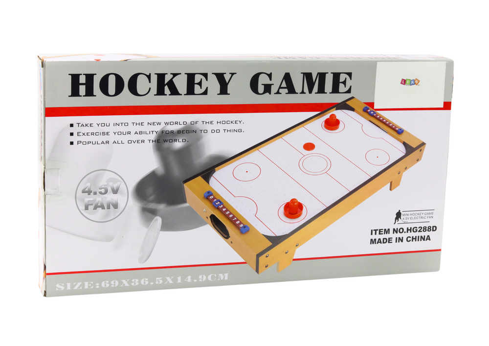 Stůl na air hockey s ventilátorem a počítadlem bodů