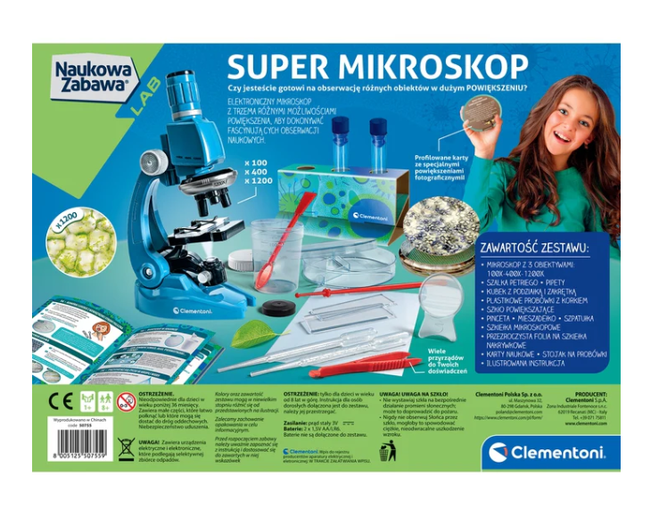 Super mikroskop pro mladé vědce – Clementoni