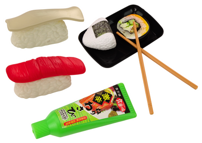 Sushi set pro děti se 24 díly a krevetami – dětská hračka