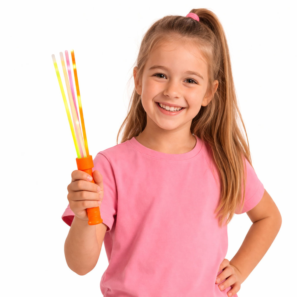 Svítící hůlka ve tmě neonová tyčinka 29 cm