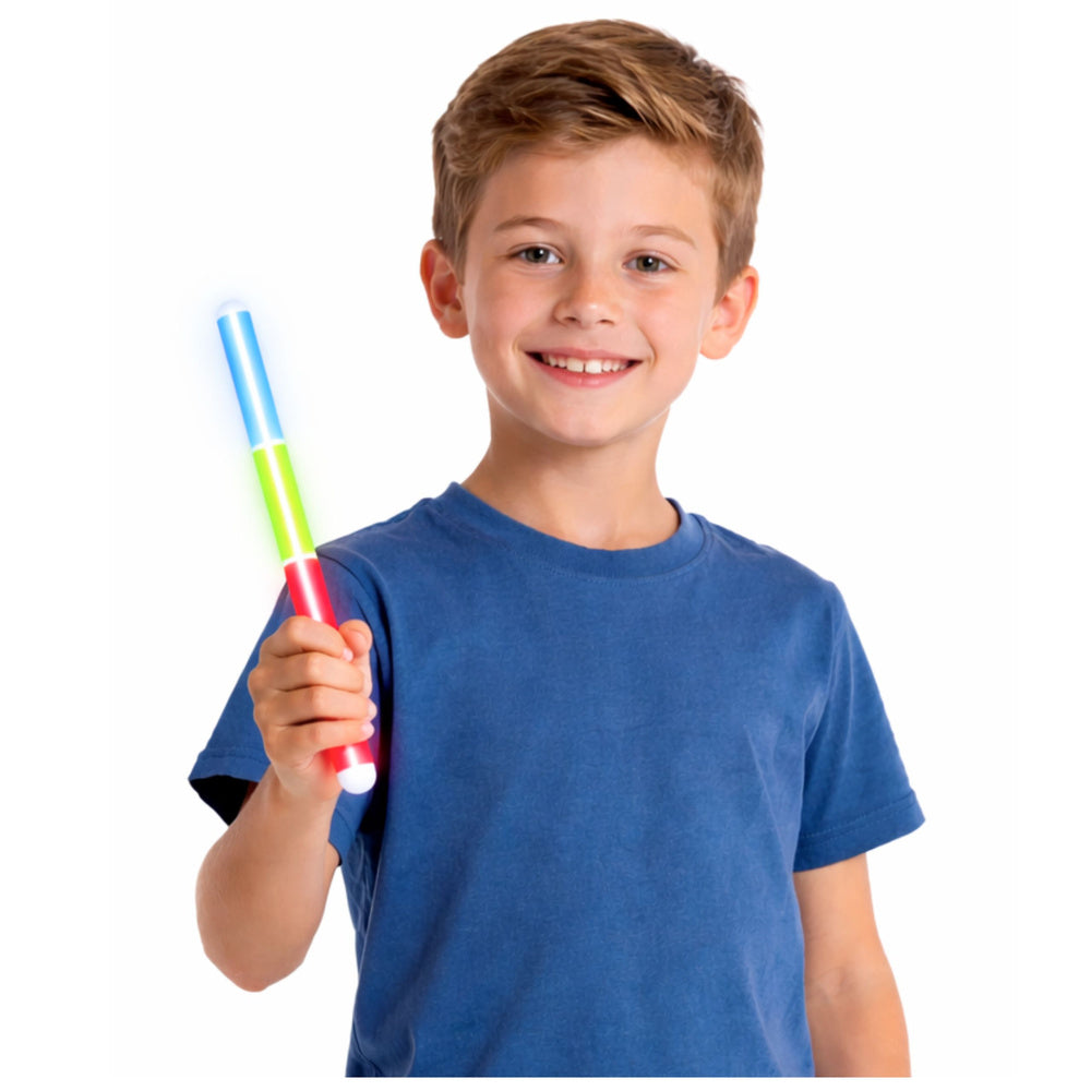 Svítící tyčka Neon Stick tříbarevná fluorescenční 31,5 cm