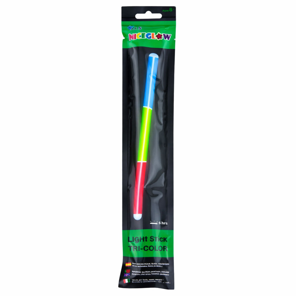 Svítící tyčka Neon Stick tříbarevná fluorescenční 31,5 cm