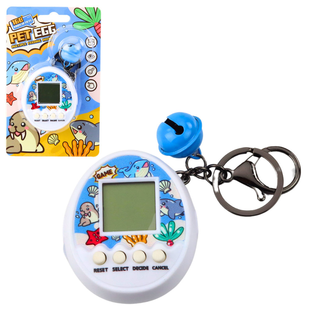 Tamagotchi elektronická hra – 168 zvířátek s přívěskem