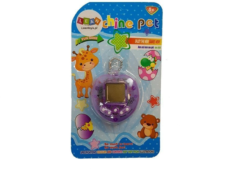 Tamagotchi elektronická hra – s řetízkem | fialová