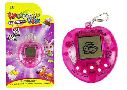 Tamagotchi elektronická hra – virtuální zvířátko | růžová