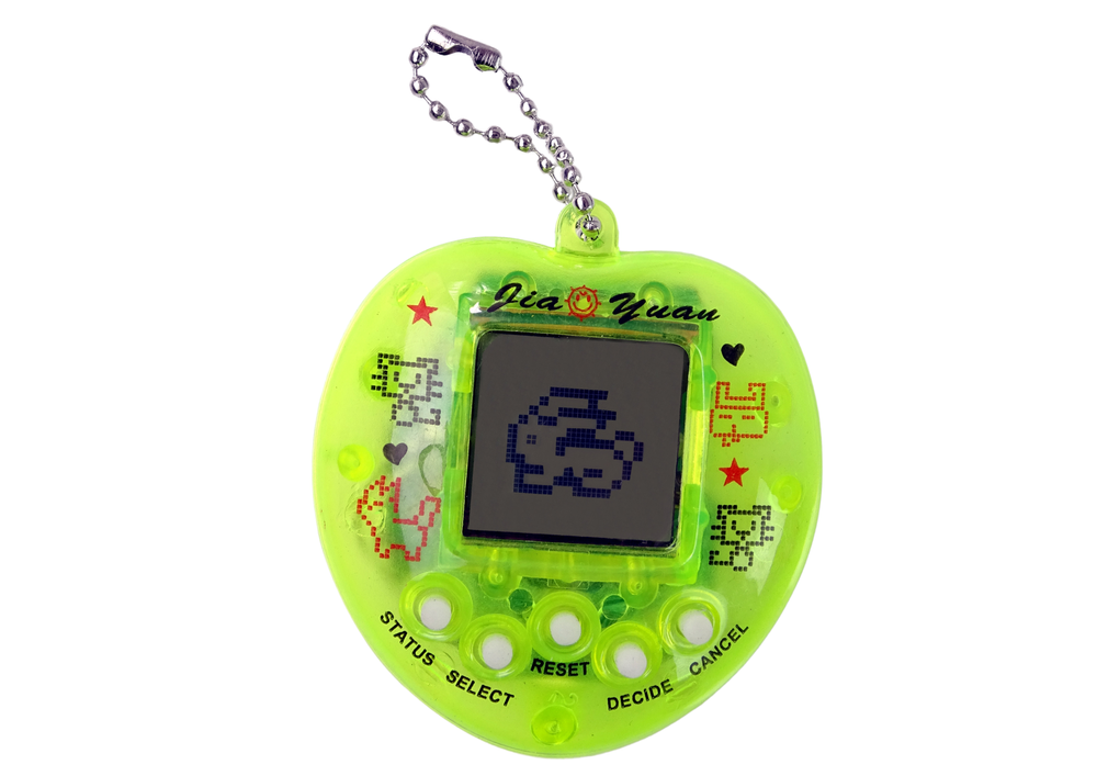 Tamagotchi elektronická hra – virtuální zvířátko | žlutá