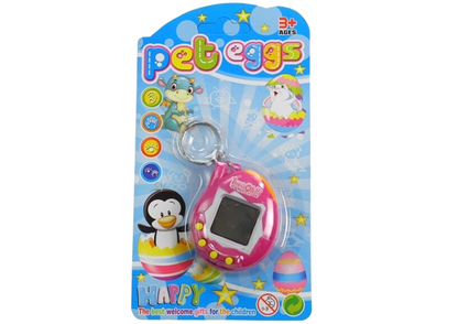Tamagotchi elektronické zvířátko – s breloczkem | růžové