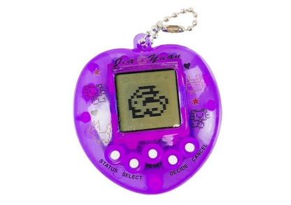 Tamagotchi elektronické zvířátko – s displejem fialové
