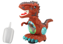 Tančící dinosaurus se senzorem – světla a zvuky | hnědý