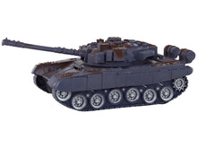 Tank na dálkové ovládání – se světly a zvuky 1:18 | modrý