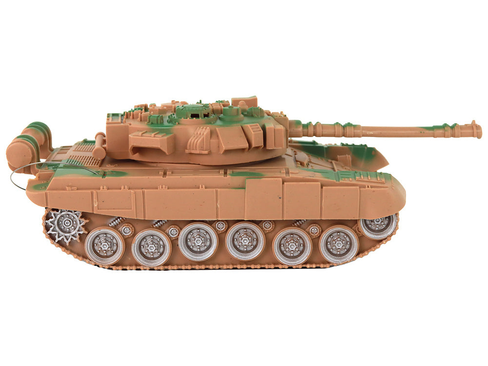 Tank na dálkové ovládání – se světly a zvuky 1:18 | pískový