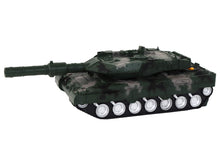 Tank na dálkové ovládání – se zvuky a světly | zelený