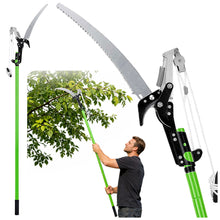 Teleskopické nůžky na větve 2v1 s pilou na tyči 125-240 cm