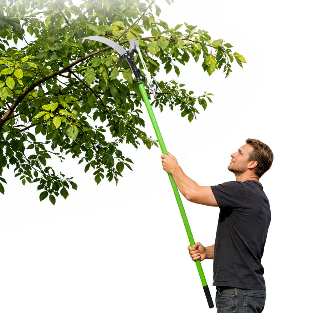 Teleskopické nůžky na větve 2v1 s pilou na tyči 125-240 cm