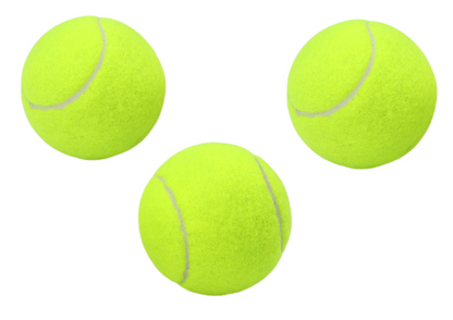 Tenisové míčky žluté 3ks – průměr 6,5 cm v tubě