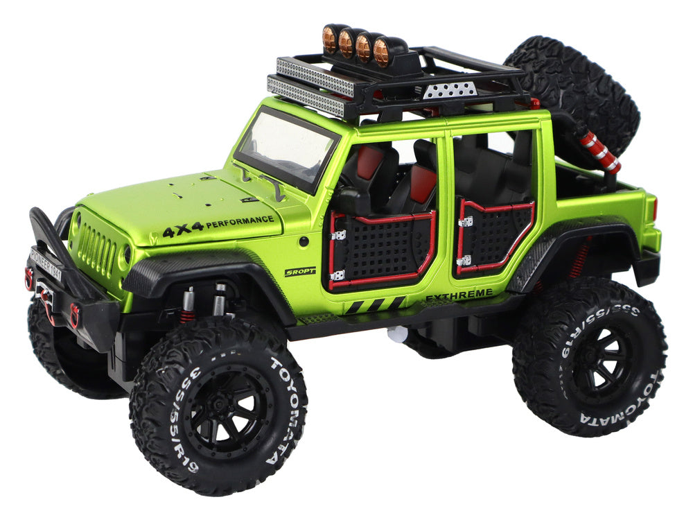 Terénní auto 4x4 se světly a zvuky – frikční pohon