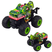 Terénní auto dinosaurus – s frikcí světly zvuky | zelené