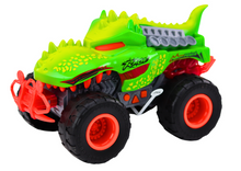 Terénní auto dinosaurus T Rex se světly a zvuky zelené