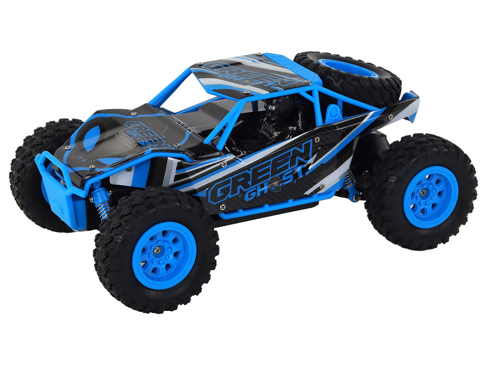 Terénní auto na dálkové ovládání 1:24 – s amortizéry | modré