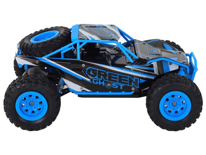 Terénní auto na dálkové ovládání 1:24 – s amortizéry | modré
