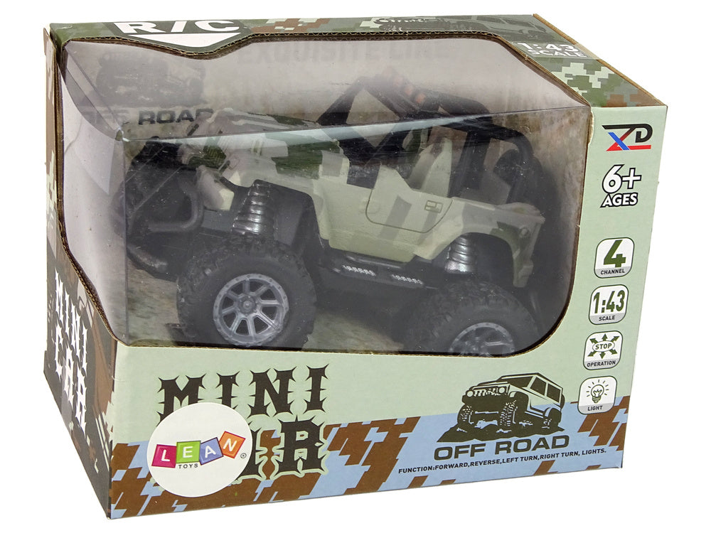 Terénní auto na dálkové ovládání 1:43 – s pilotem | moro