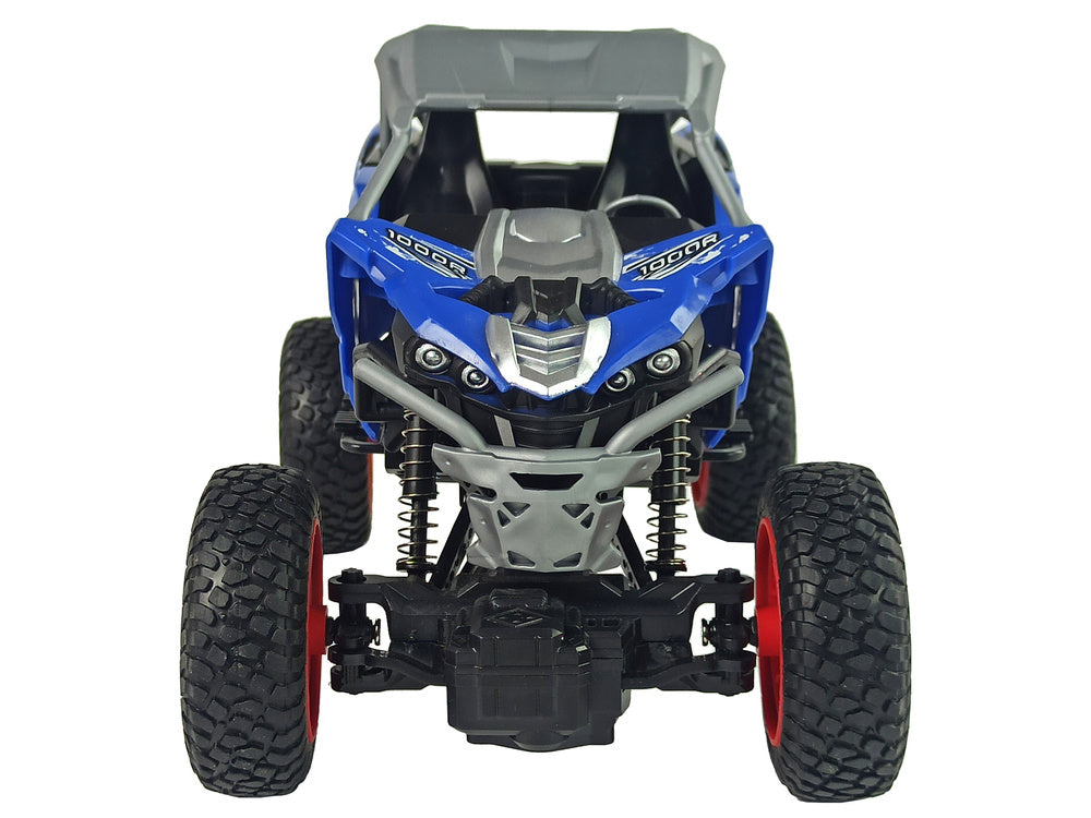 Terénní auto na dálkové ovládání 2,4 GHz 1:16 modré