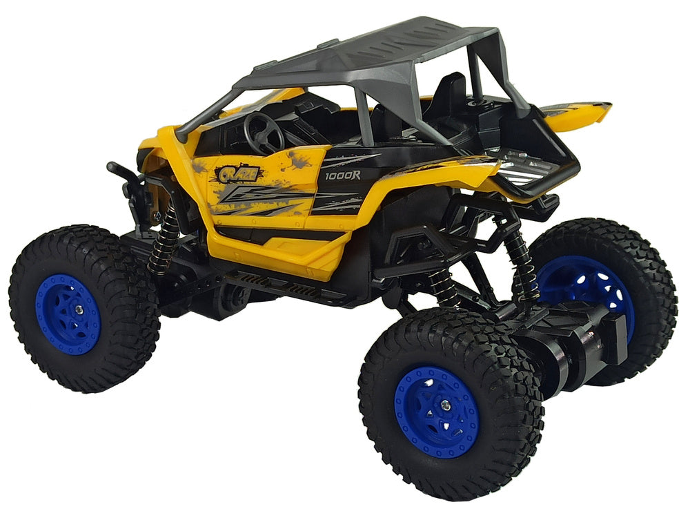 Terénní auto na dálkové ovládání 2,4 GHz 1:16 žluté