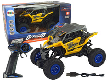 Terénní auto na dálkové ovládání 2,4 GHz 1:16 žluté