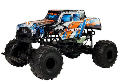 Terénní auto na dálkové ovládání 2.4G 4x4 57cm oranžové