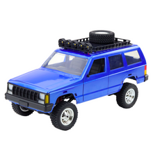 Terénní auto na dálkové ovládání 4x4 LED světla 1:12 modré