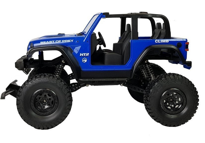 Terénní auto na dálkové ovládání 4x4 s tlumiči 2.4G modré