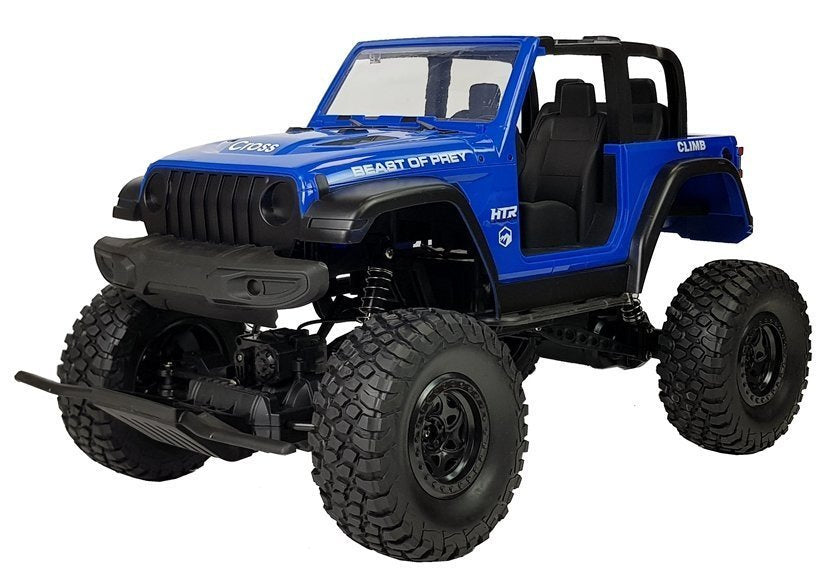 Terénní auto na dálkové ovládání 4x4 s tlumiči 2.4G modré