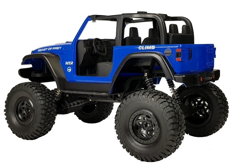 Terénní auto na dálkové ovládání 4x4 s tlumiči 2.4G modré