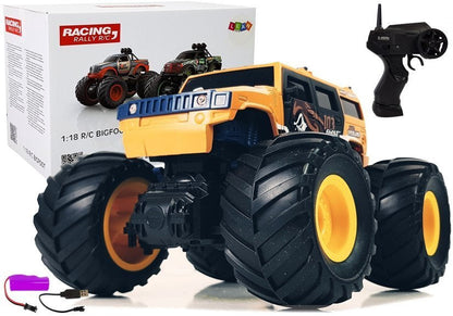 Terénní auto na dálkové ovládání Bigfoot 1:18 2.4G žluté