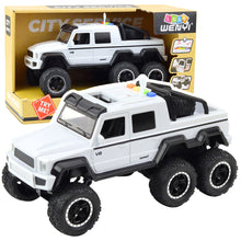 Terénní auto pickup 1:16 – s LED světly a zvuky | bílé