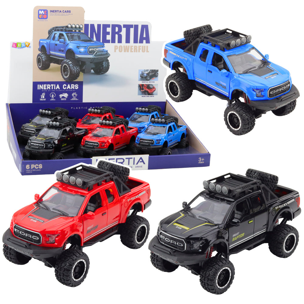 Terénní auto Raptor – s otvíracími dveřmi a zvuky