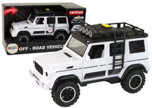 Terénní auto se zvuky a světly – 1:14 bílé | RC model