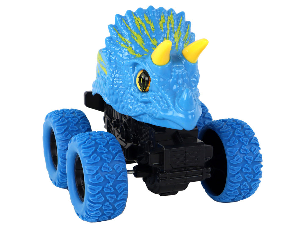 Terénní vozidlo Triceratops – s gumovými koly | modré