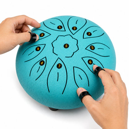 Tongue drum relaxační nástroj pro jógu a meditaci – 19 cm