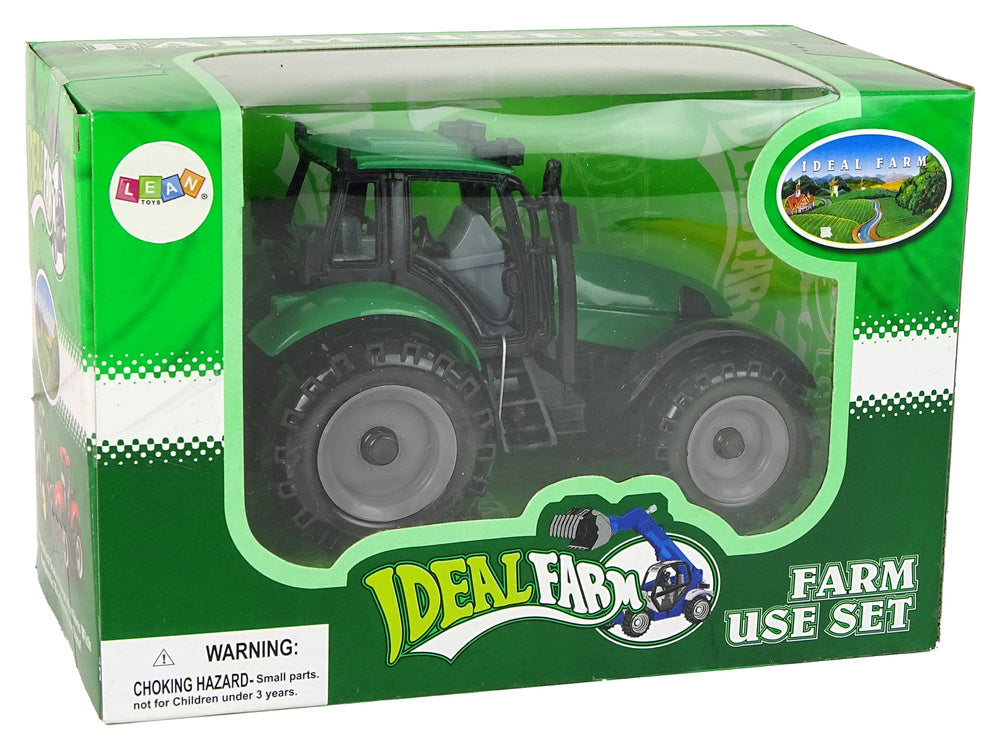 Traktor farmářský s otvírací maskou a pohyblivými koly – Ideal Farm