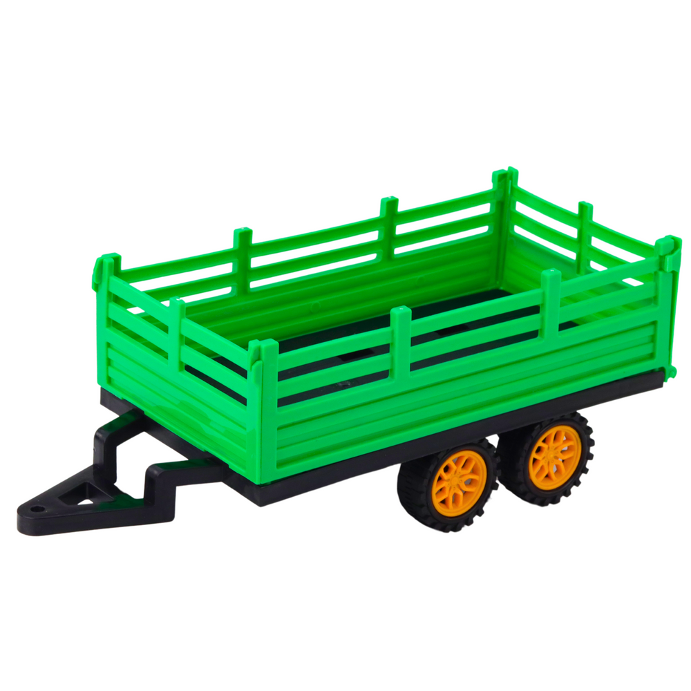 Traktor farmářský s přívěsem na dálkové ovládání RC zelený