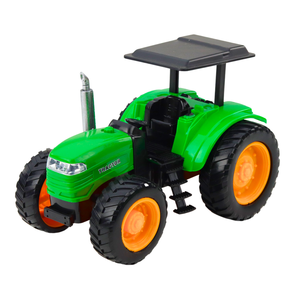 Traktor farmářský s přívěsem na dálkové ovládání RC zelený